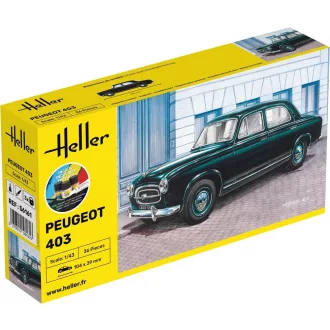 Heller STARTER KIT Peugeot 403 autó makett