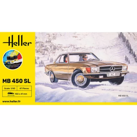 Heller STARTER KIT MB 450 SL makett
