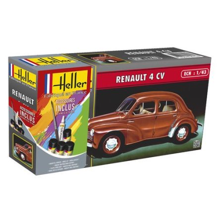 Heller STARTER KIT Renault 4 CV makett