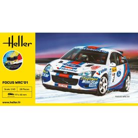 Heller STARTER KIT Focus WRC'01 makett