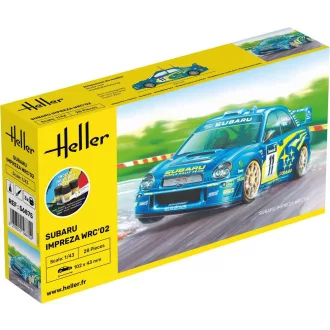 Heller STARTER KIT Impreza WRC'02 autó makett