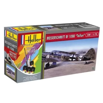  Heller STARTER KIT Messerschmitt Bf 108 B "Taifun" repülő makett