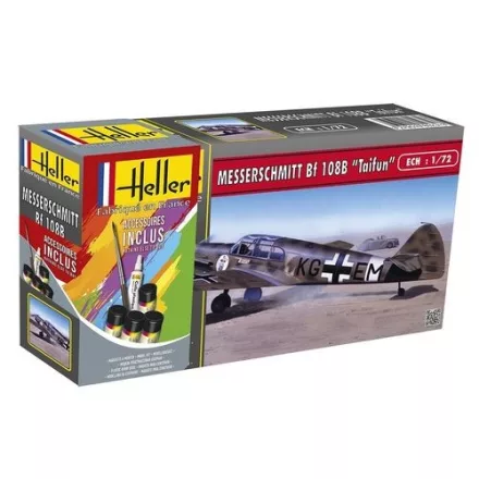 Heller STARTER KIT Messerschmitt Bf 108 B "Taifun" makett
