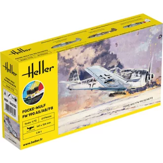 Heller STARTER KIT FW 190 A5/A8/F8 repülő makett