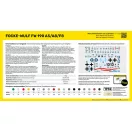 Heller STARTER KIT FW 190 A5/A8/F8 repülő makett