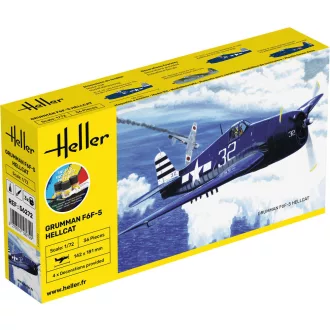 Heller STARTER KIT F6F Hellcat repülő makett