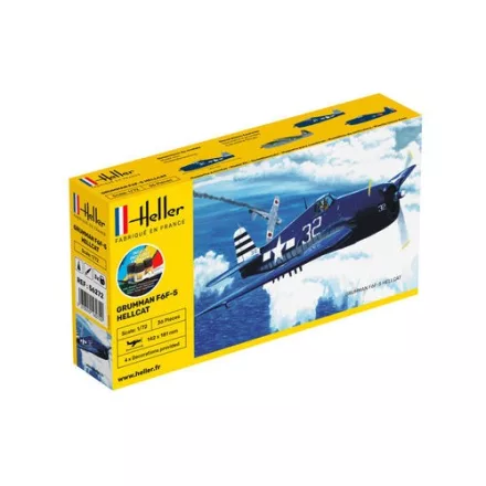Heller STARTER KIT F6F Hellcat makett