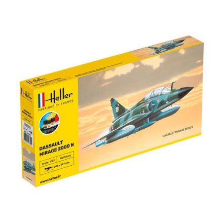 Heller STARTER KIT Mirage 2000 N makett