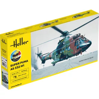Heller STARTER KIT Super Puma AS 332 M1 helikopter makett