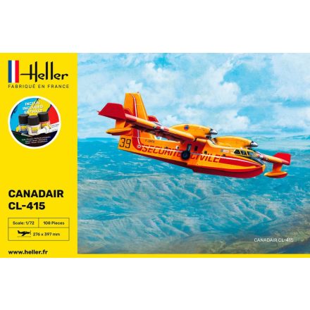Heller STARTER KIT Canadair CL-415 makett