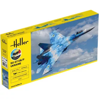 Heller STARTER KIT SU-27 UB/P Ukraine repülő makett