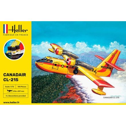 Heller STARTER KIT Canadair CL-215 makett