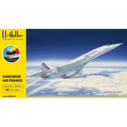 Heller STARTER KIT Concorde makett