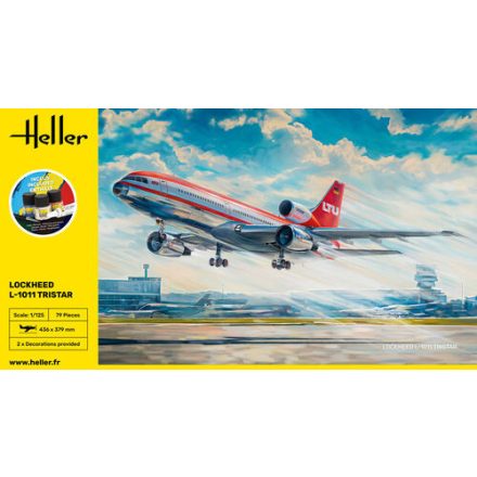 Heller STARTER KIT Lockheed L-1011 Tristar makett