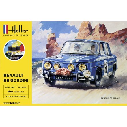 Heller STARTER KIT Renault R8 Gordini makett