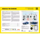 Heller STARTER KIT Renault R8 Gordini autó makett