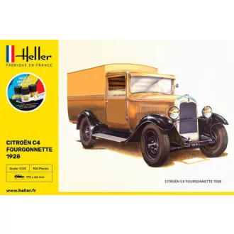   Heller STARTER KIT Citroen C4 Fourgonnette 1926 teherautó makett