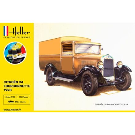 Heller STARTER KIT Citroen C4 Fourgonnette 1926 makett