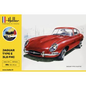 Heller STARTER KIT Jaguar Type E 3L8 FHC makett