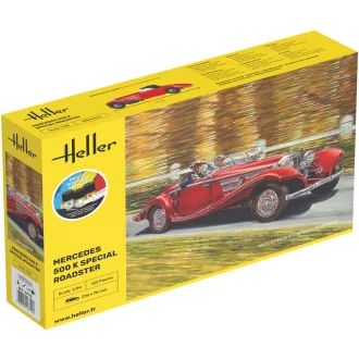 Heller STARTER KIT 500 K Special Roadster autó makett