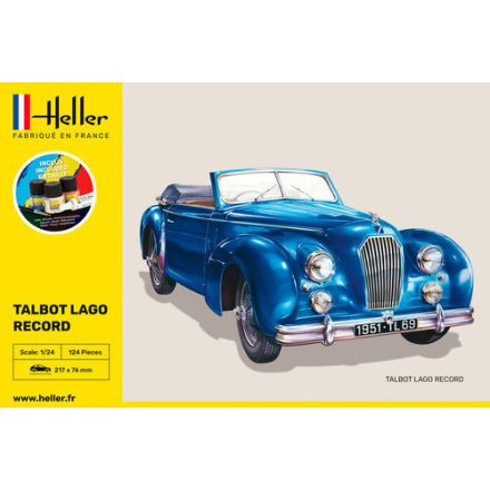 Heller STARTER KIT Talbot Lago Record makett