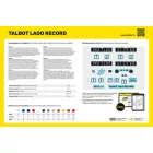 Heller STARTER KIT Talbot Lago Record makett