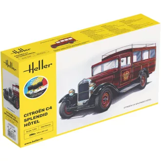   Heller STARTER KIT Citroen C4 Splendid Hotel teherautó makett