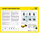 Heller STARTER KIT Talbot Lago Grand Prix autó makett