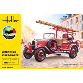 Heller STARTER KIT Citroen C4 Fire Brigade makett
