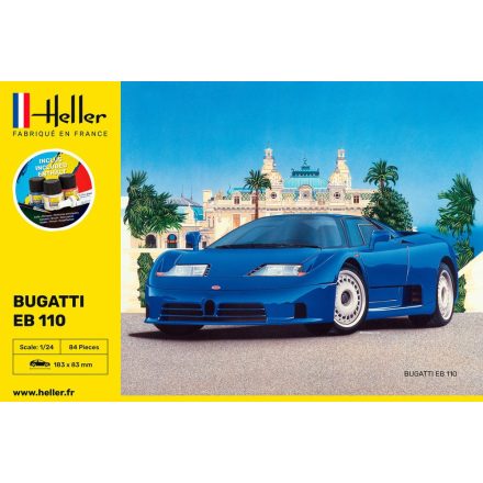 Heller STARTER KIT BUGATTI EB 110 makett