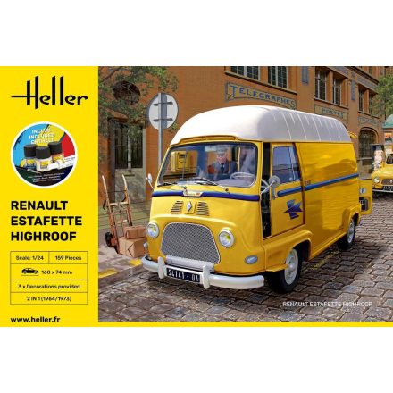 Heller STARTER KIT Estafette High Roof makett