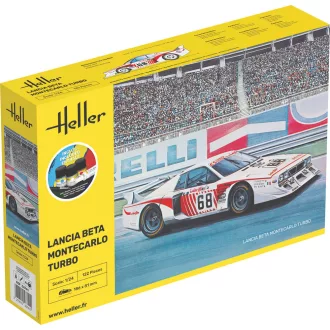 Heller STARTER KIT Lancia Beta Montecarlo Turbo autó makett