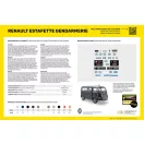 Heller STARTER KIT Renault Estafette Gendarmerie autó makett