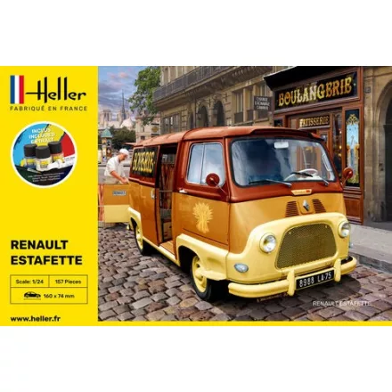 Heller STARTER KIT RENAULT Estafette New Mould makett