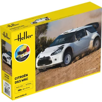 Heller STARTER KIT Citroen DS3 WRC autó makett