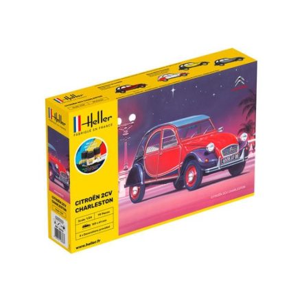 Heller STARTER KIT Citroen 2CV Charleston makett