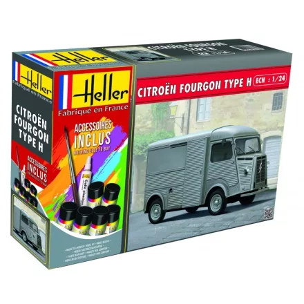 Heller STARTER KIT Citroen Fourgon HY "Tube" szett makett