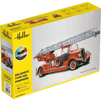 Heller STARTER KIT Delahaye Type 103 Pompiers autó makett