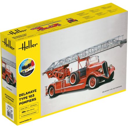 Heller STARTER KIT Delahaye Type 103 Pompiers makett