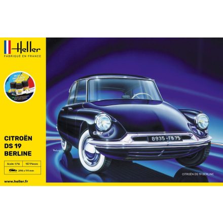 Heller STARTER KIT Citroen DS 19 makett