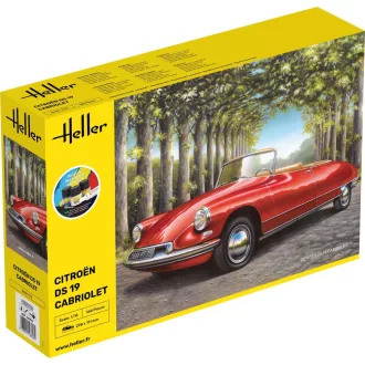 Heller STARTER KIT Citroen DS 19 Cabriolet autó makett