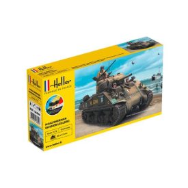   Heller STARTER KIT M4A2 Sherman "Division Leclerc" makett