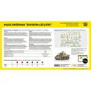 Heller STARTER KIT M4A2 Sherman Division Leclerc harcjármű makett