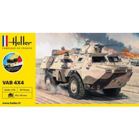 Heller STARTER KIT VAB 4X4 makett