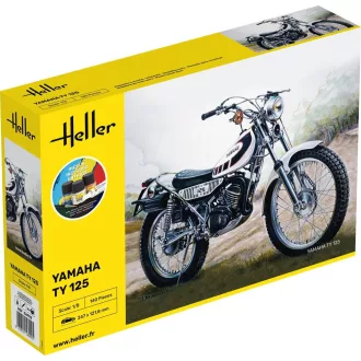 Heller STARTER KIT Yamaha TY 125 motor makett