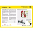 Heller STARTER KIT Yamaha TY 125 motor makett