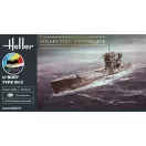 Heller STARTER KIT U-Boot Type VII C tengeralattjáró makett