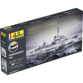 Heller STARTER KIT Torpedoboot T23 makett