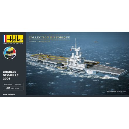 Heller STARTER KIT Charles de Gaule makett