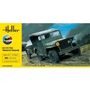 Heller STARTER KIT US 1/4 Ton Truck 'n Trailer harcjármű makett